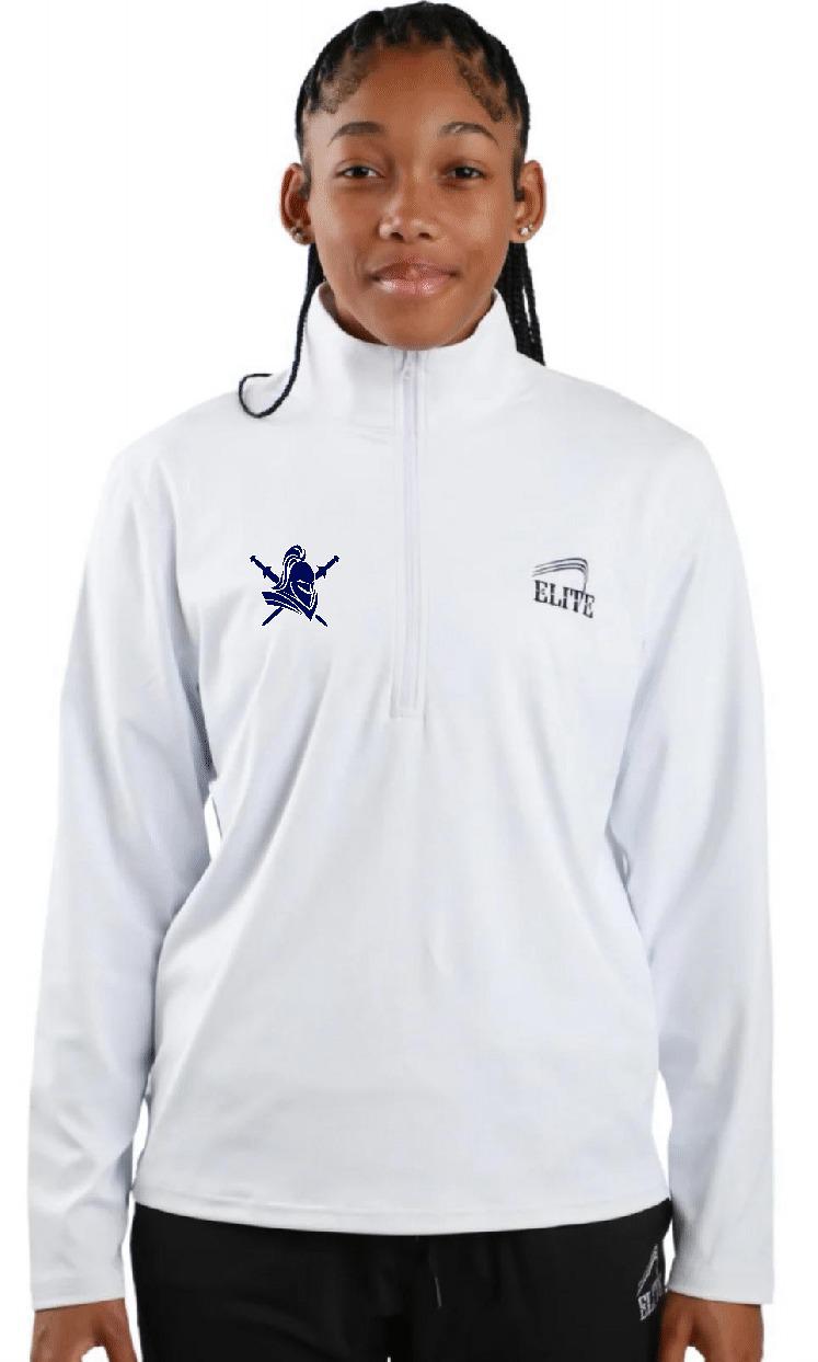 Family Christian Community School ELITE 1/4 Training Zip - White