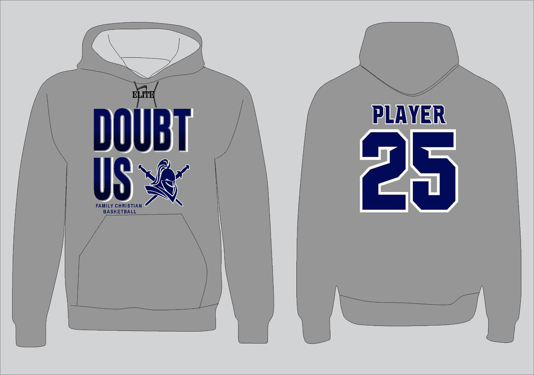 Family Christian Community School DOUBT US Hoodie - Grey
