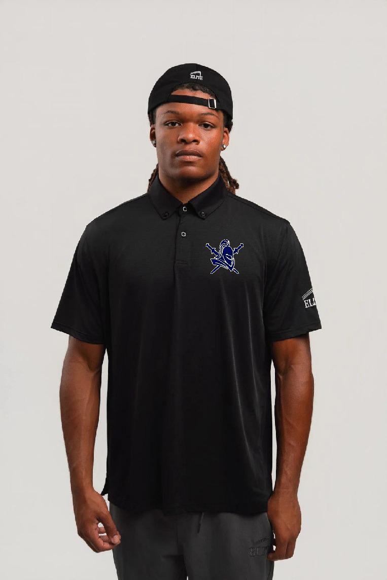 Family Christian Community School ELITE Four Button Polo - Black
