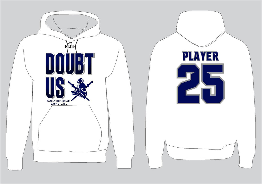 Family Christian Community School DOUBT US Hoodie - White