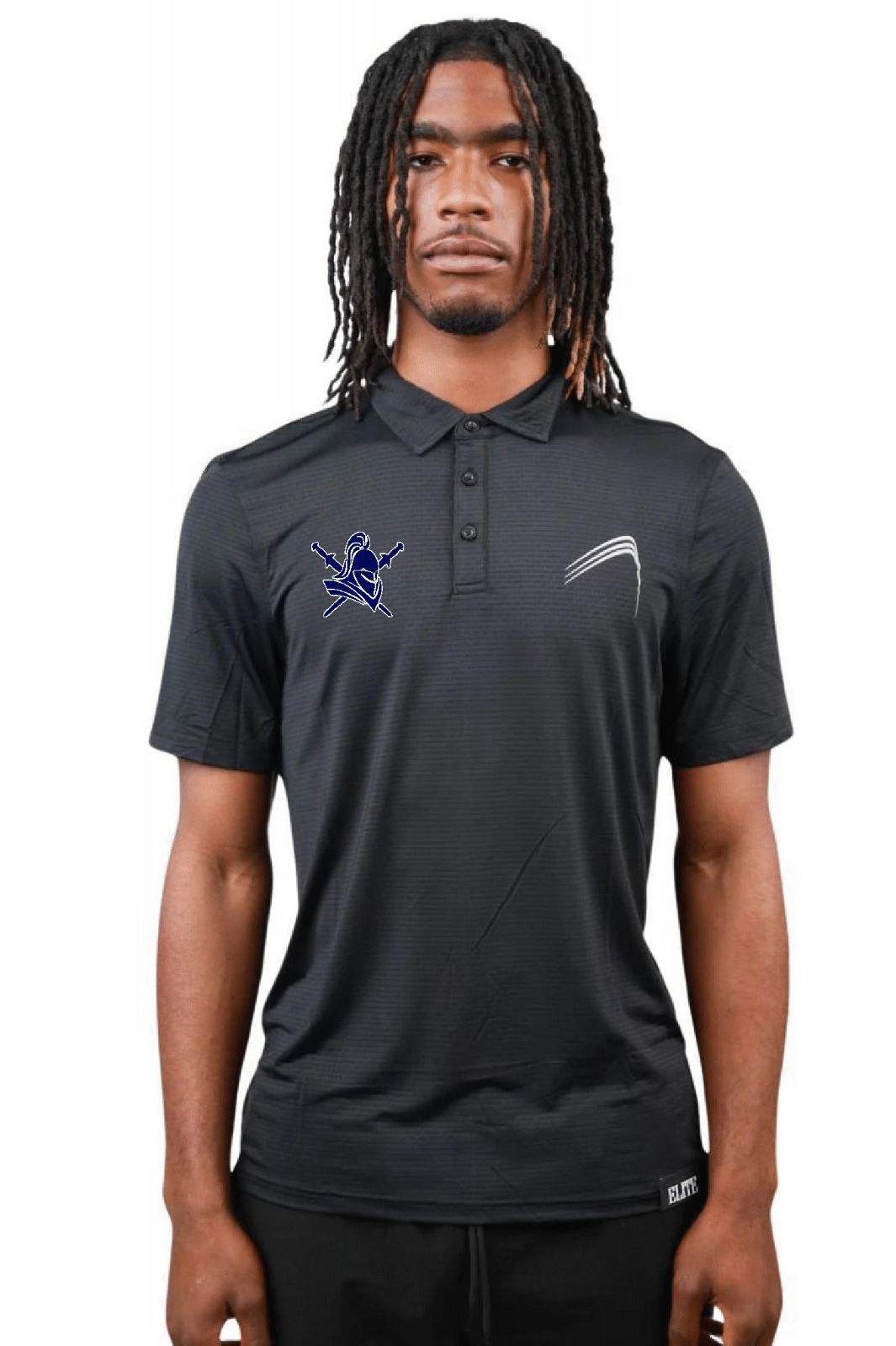 Family Christian Community School ELITE Performance Polo - Black