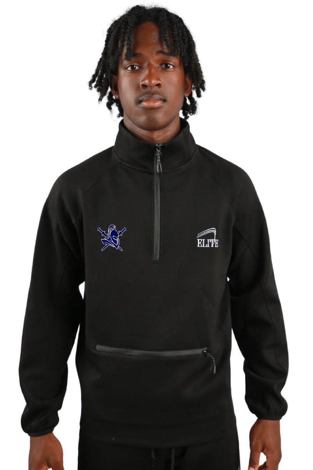 Family Christian Community School ELITE Premier Tech 1/2 Zip Pullover Set - Black