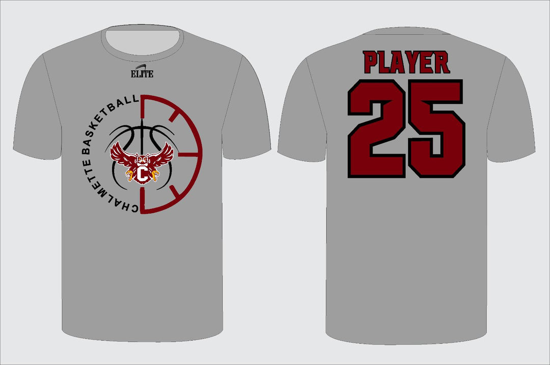 Chalmette Basketball T-Shirt - Grey