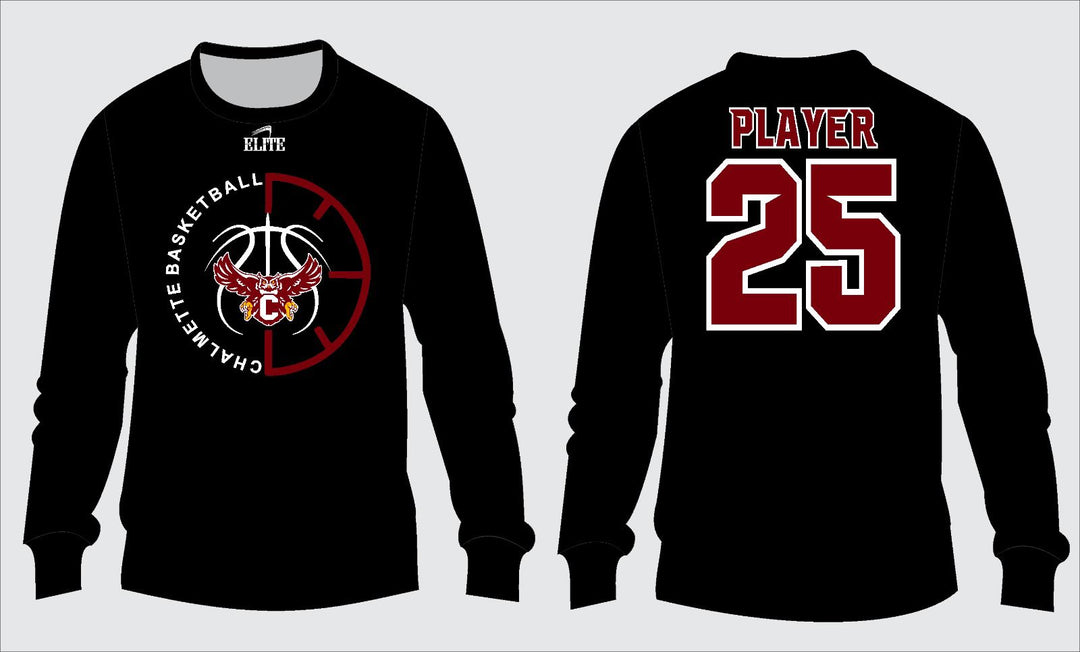 Chalmette Basketball Crewneck - Black