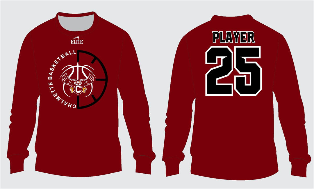 Chalmette Basketball Crewneck - Red
