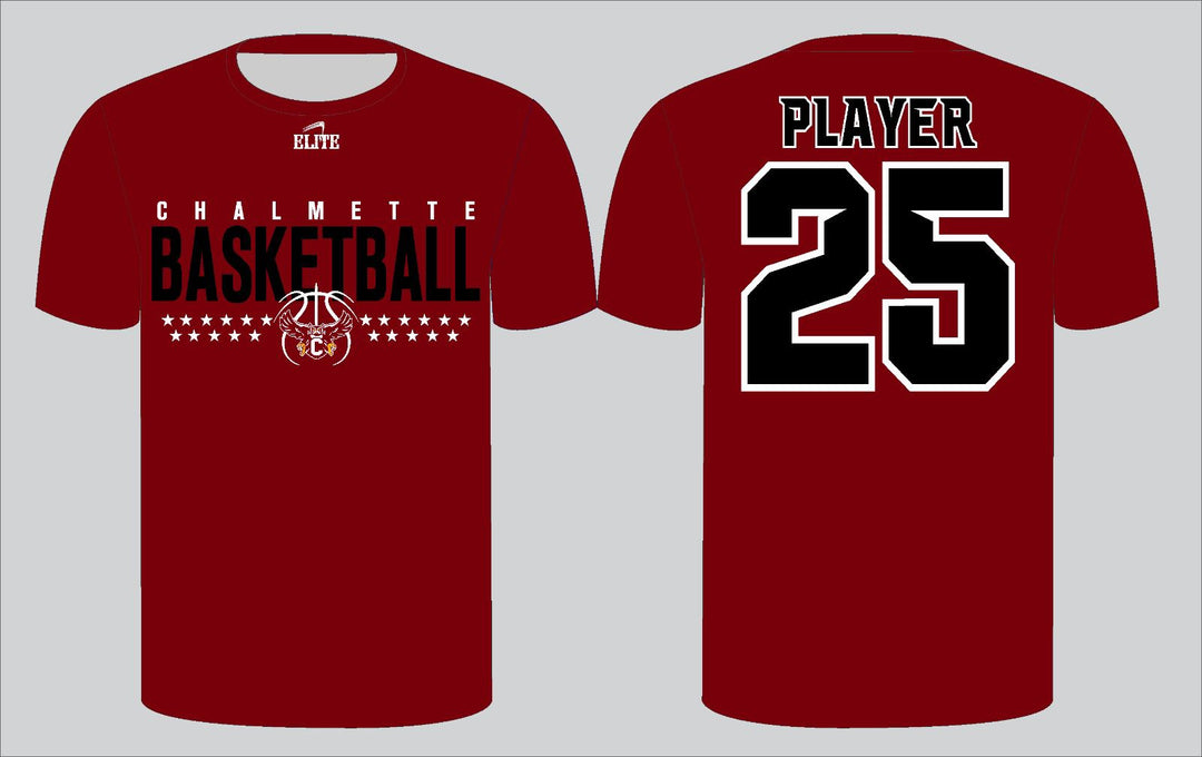 Chalmette Basketball T-Shirt - Red