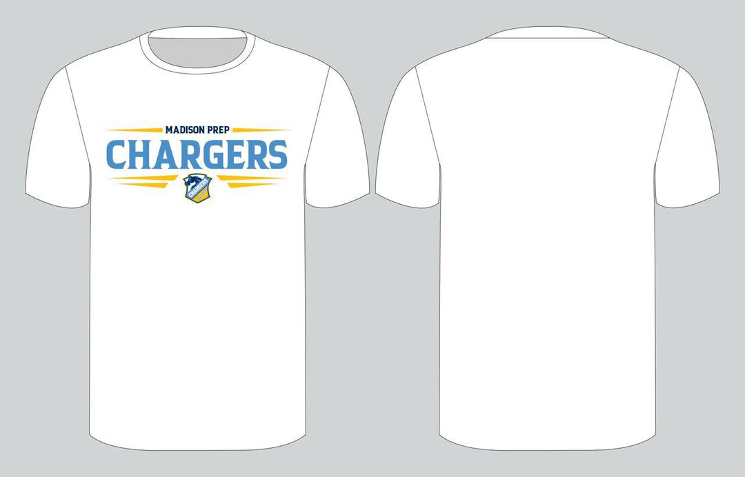 Madison Prep Chargers T-shirt - White