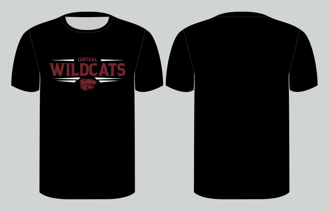 Central Wildcats T-shirt - Black
