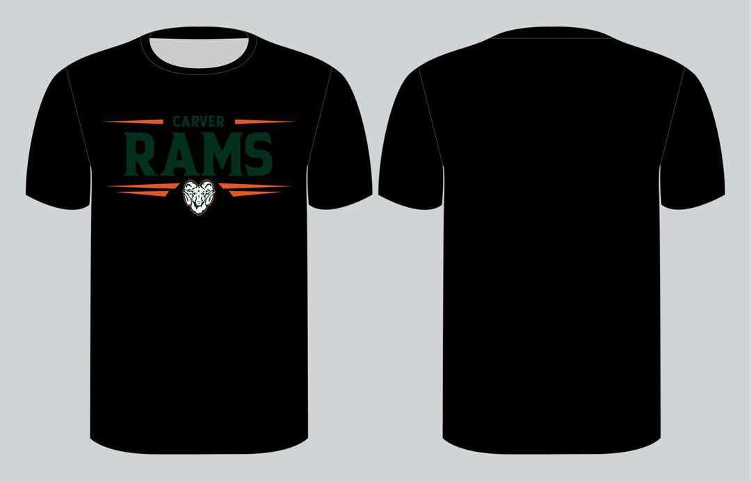 Carver Rams T-shirt - Black
