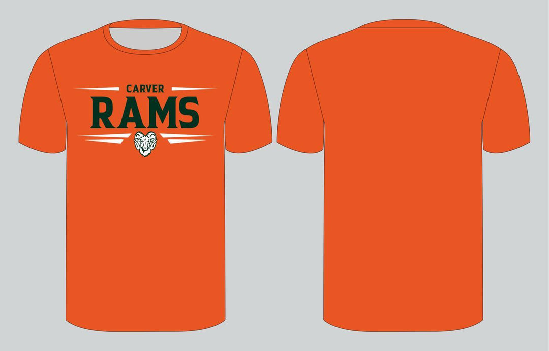 Carver Rams T-shirt - Orange