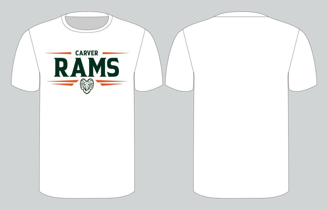 Carver Rams T-shirt - White