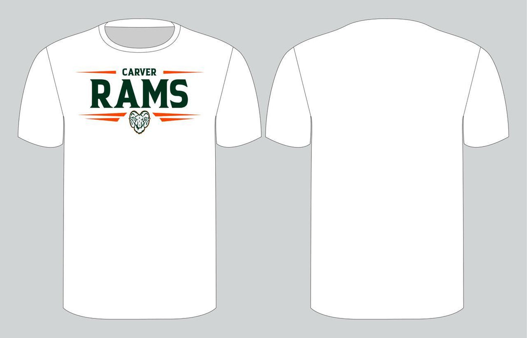 Rams T-shirt - White (Green Logo)
