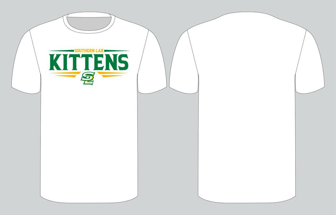 Southern Lab Kittens SL T-shirt - White (Green Logo)