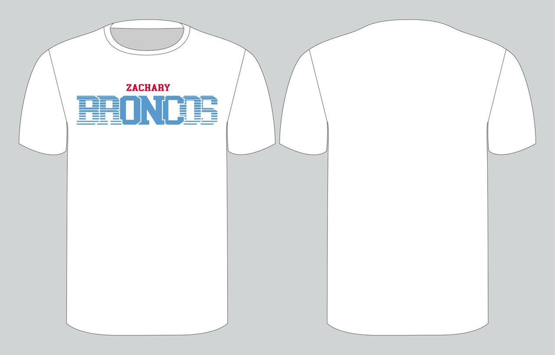 Zachary Boncos T-shirt - White (Blue Logo)