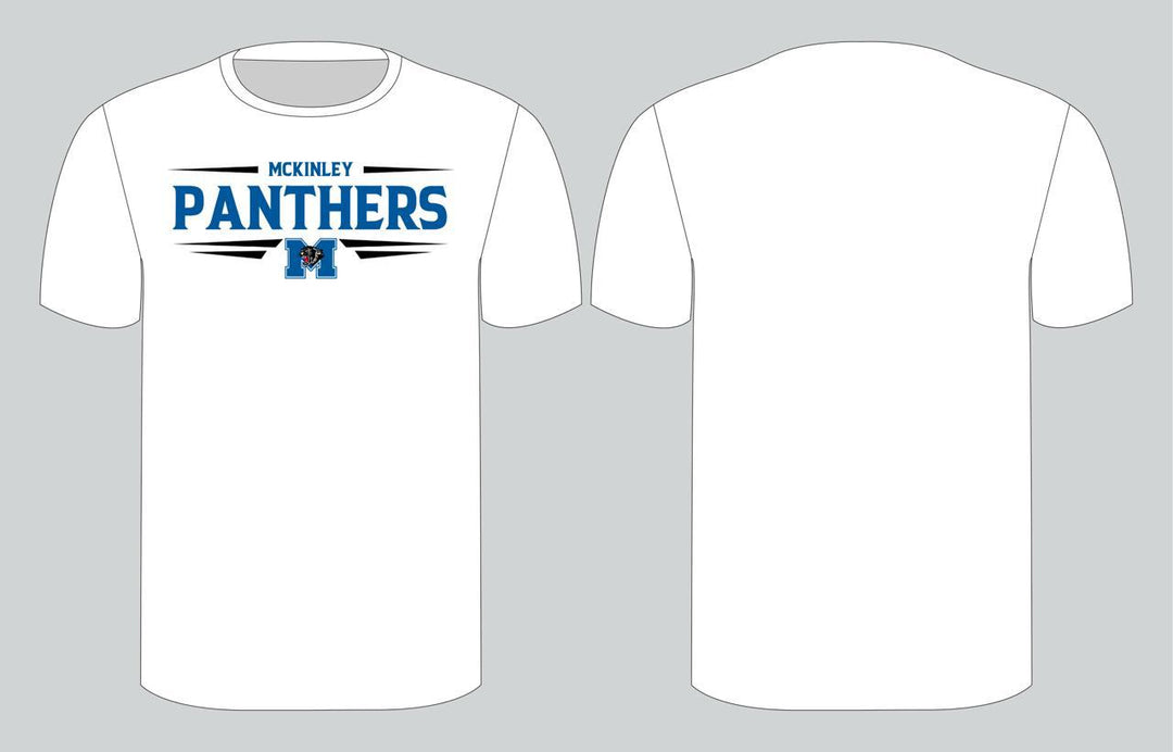 McKinley T-shirt - White (Blue Logo)