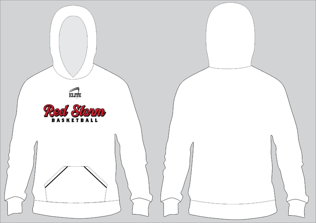Red Storm hoodie - White