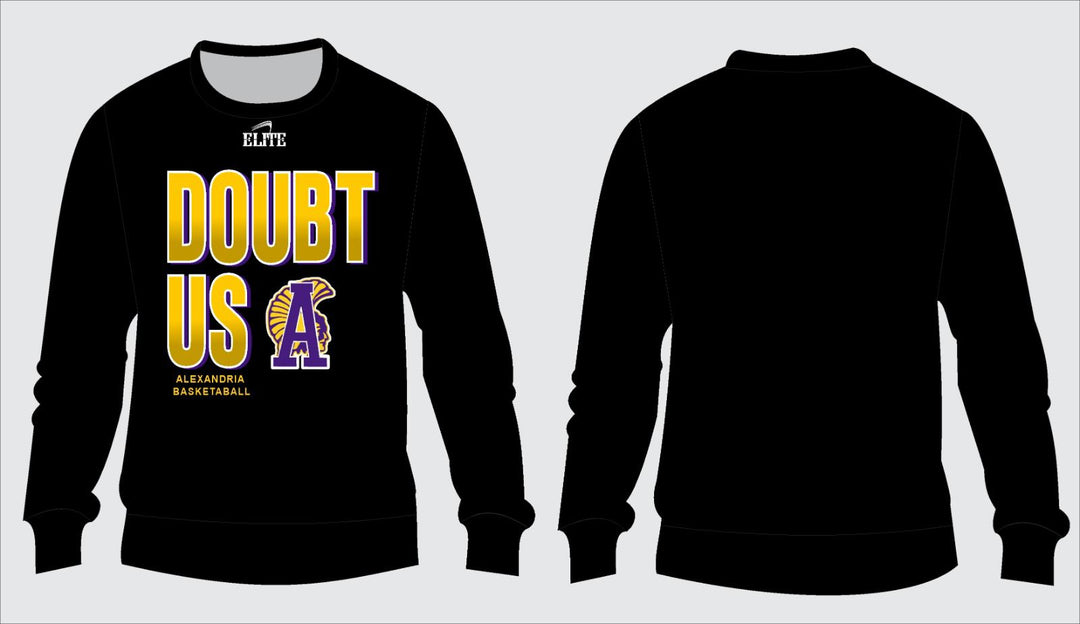 AHS Doubt Us Crewneck Sweatshirt - Black