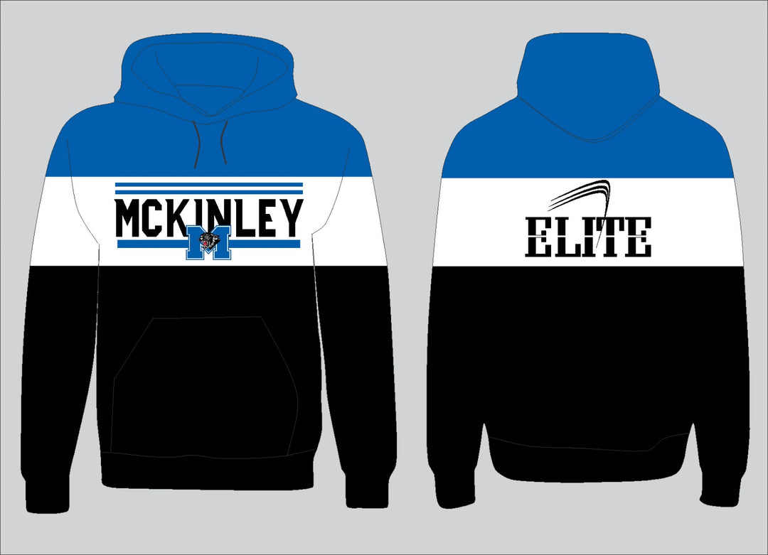 McKinley Boy’s Basketball Team - Full Sleeve Hoodie Black/Blue