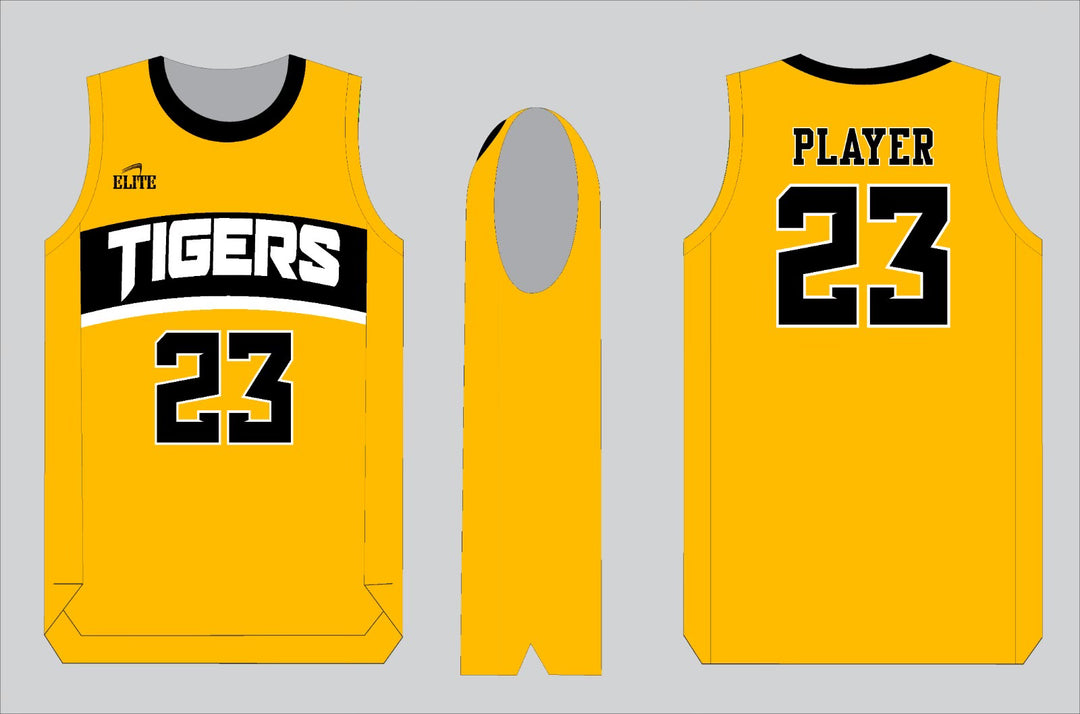 Chapel Hill Fan Name&Number Basketball Jersey - Yellow