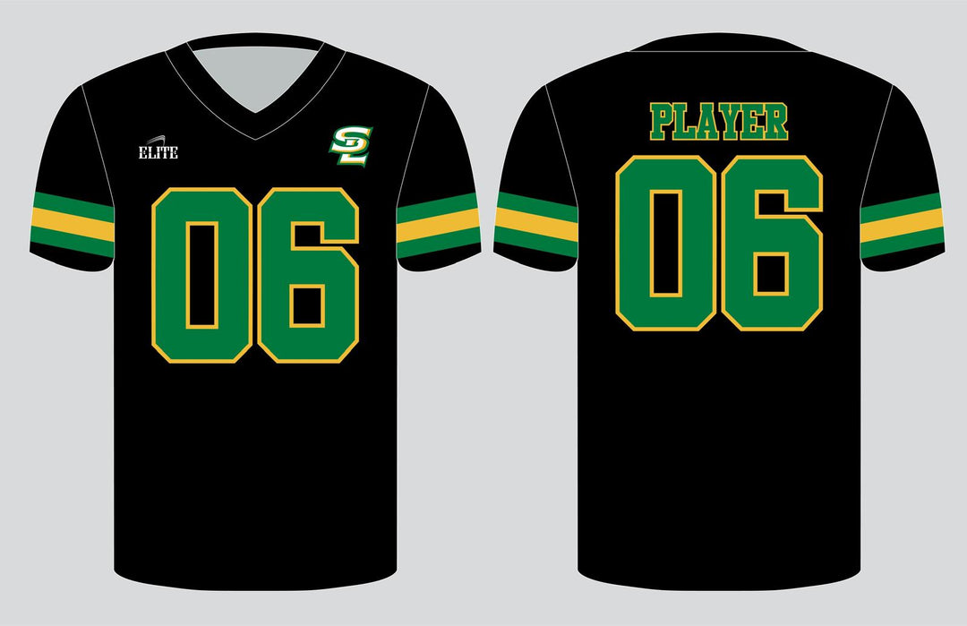 SULAB ALUMNI Jersey Black & Green (with Yellow Strips)