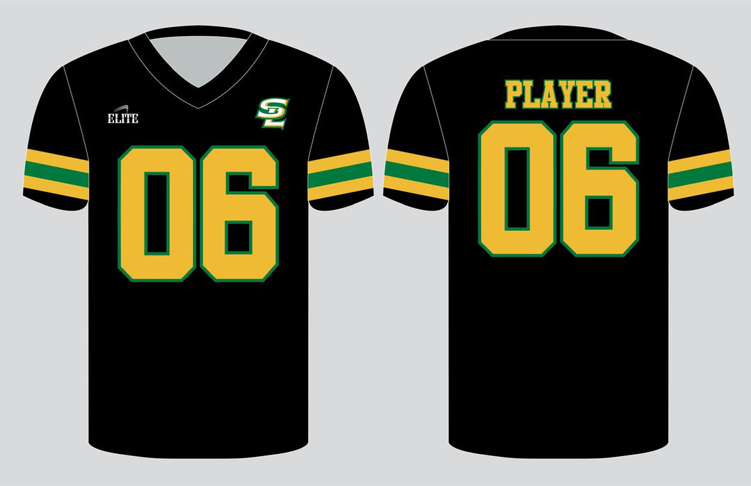 SULAB ALUMNI Jersey Black & yellow (with Green Strips)