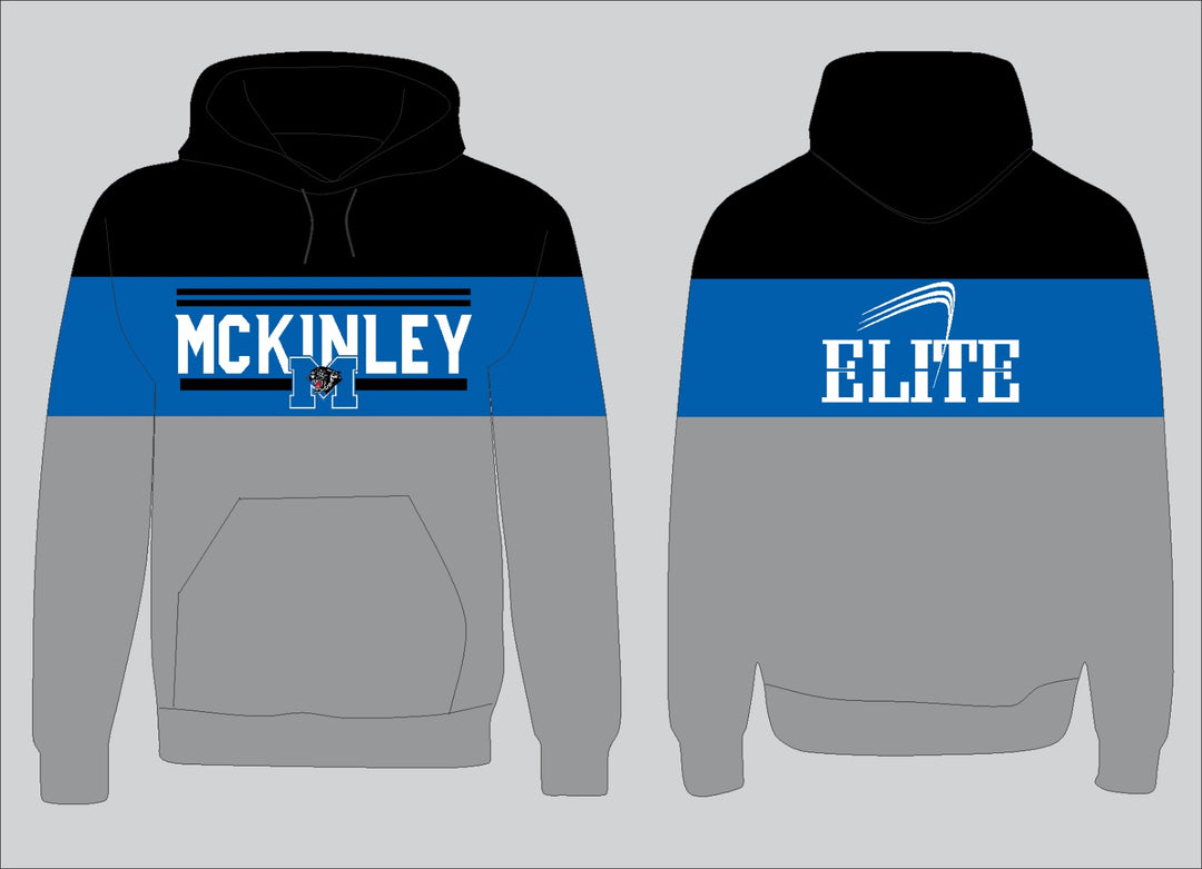 McKinley Boy’s Basketball Team - Full Sleeve Hoodie Grey/Black