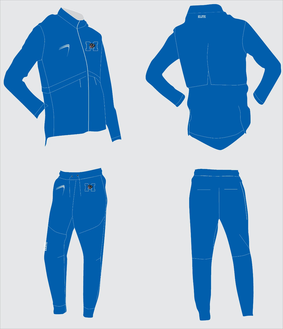 McKinley Boy’s Basketball Team - Travel Suit Blue