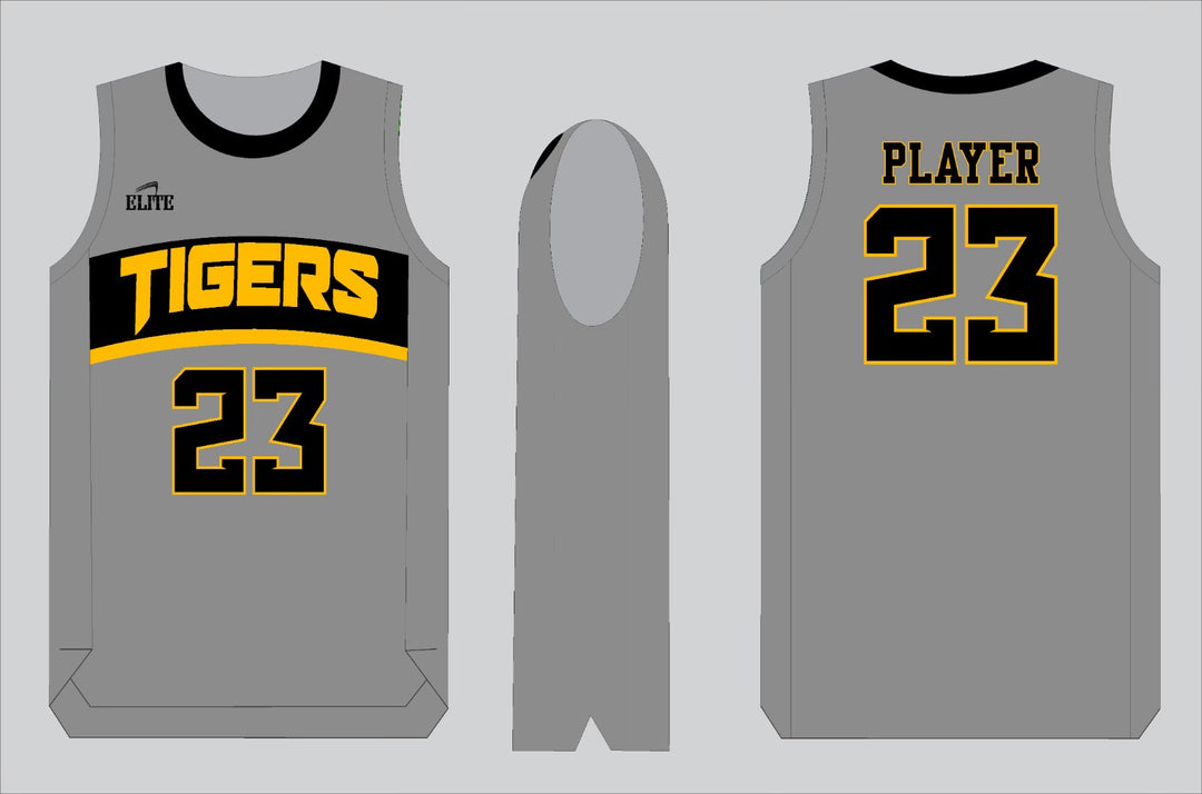 Chapel Hill Fan Name&Number Basketball Jersey - Grey