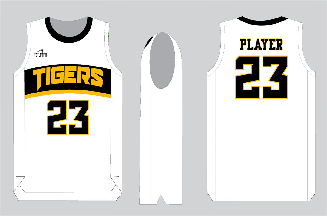 Chapel Hill Fan Name&Number Basketball Jersey - White