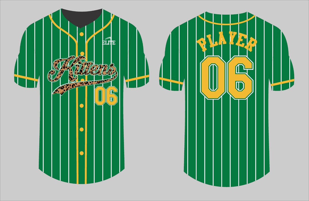SULAB Class of 2006 Alumni Jersey Green & Yellow (Leopard Brown Kittens Logo)