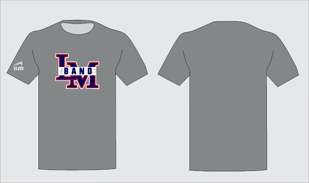 Liberty HS Band - Shirt - Grey