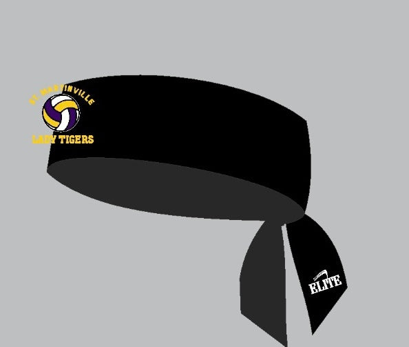 St. Martinville High School Team Store - Headbands Black