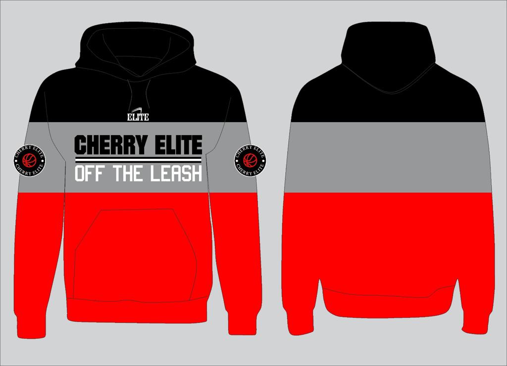 CHERRY BASKETBALL STORE Hoodie - Black & Red