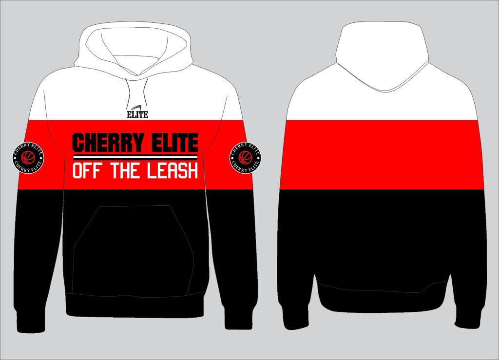 CHERRY BASKETBALL STORE Hoodie - White & Black