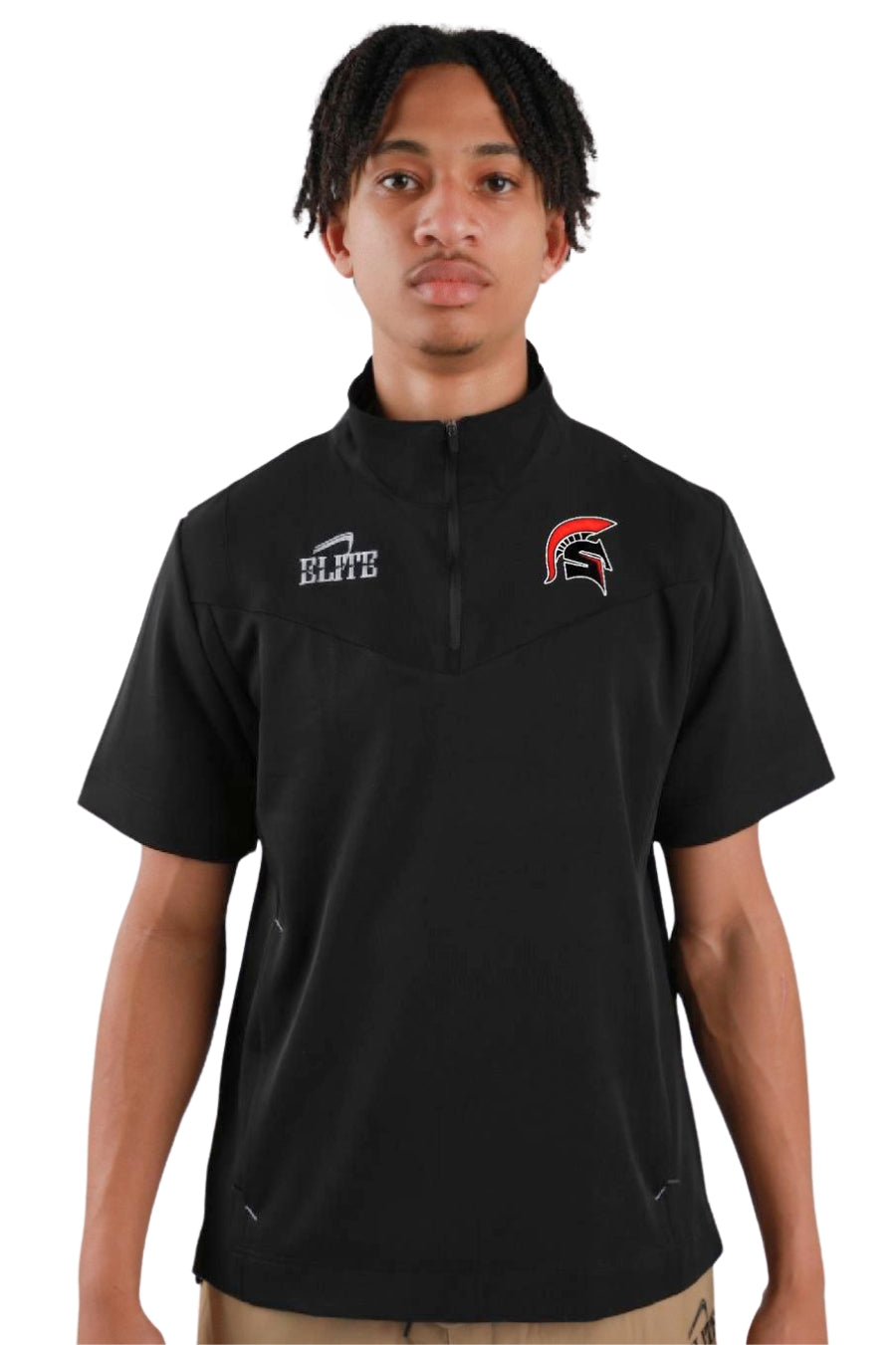 SOUTHERN HIGH FOOTBALL TEAM SHOP 1/4 Zip Panel Pullover - Black