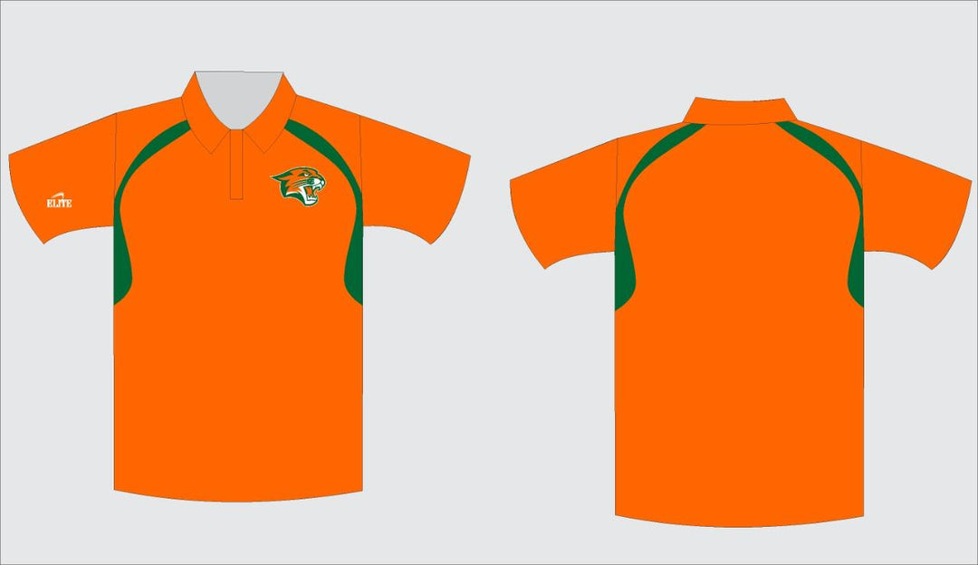 Capitol MS - Polo - Orange with Shoulder Strip