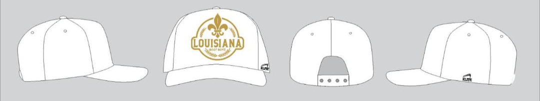 Louisiana Hat - White