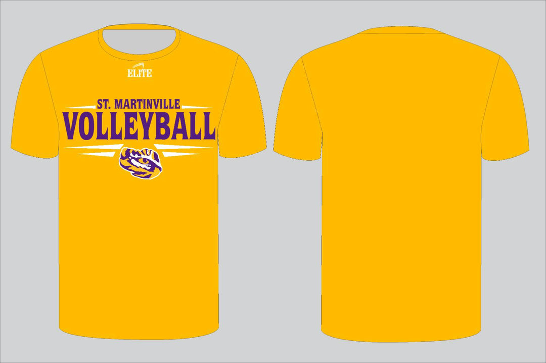 St. Martinville Volleyball Shirt - Yellow