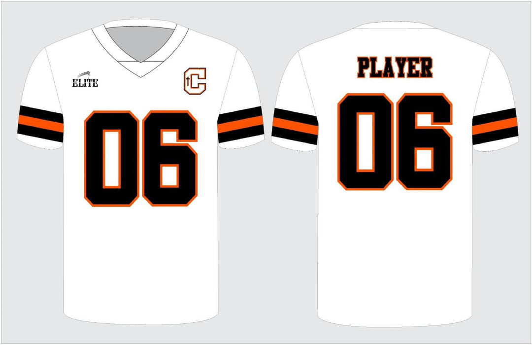 Catholic Fan Football Jersey - White