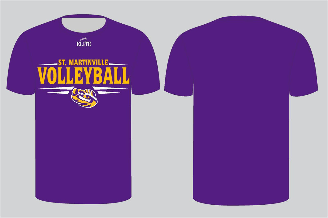 St. Martinville Volleyball Shirt - Purple