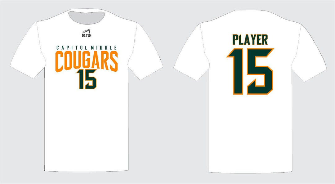 Cougars Short Sleeve Shirt - White