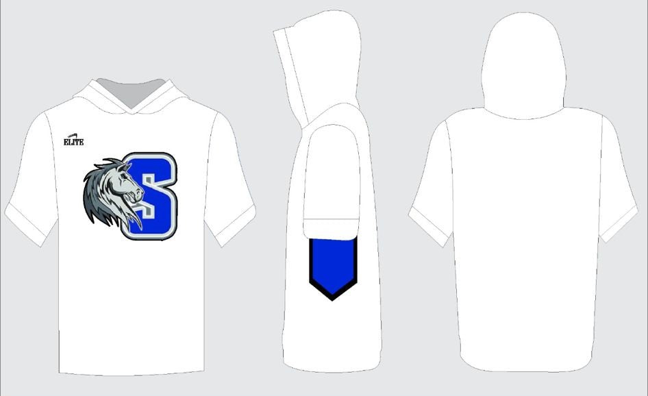 Scotlandville Middle Girls Basketball Store - Short Sleeve Shooting Shirt - Whilte