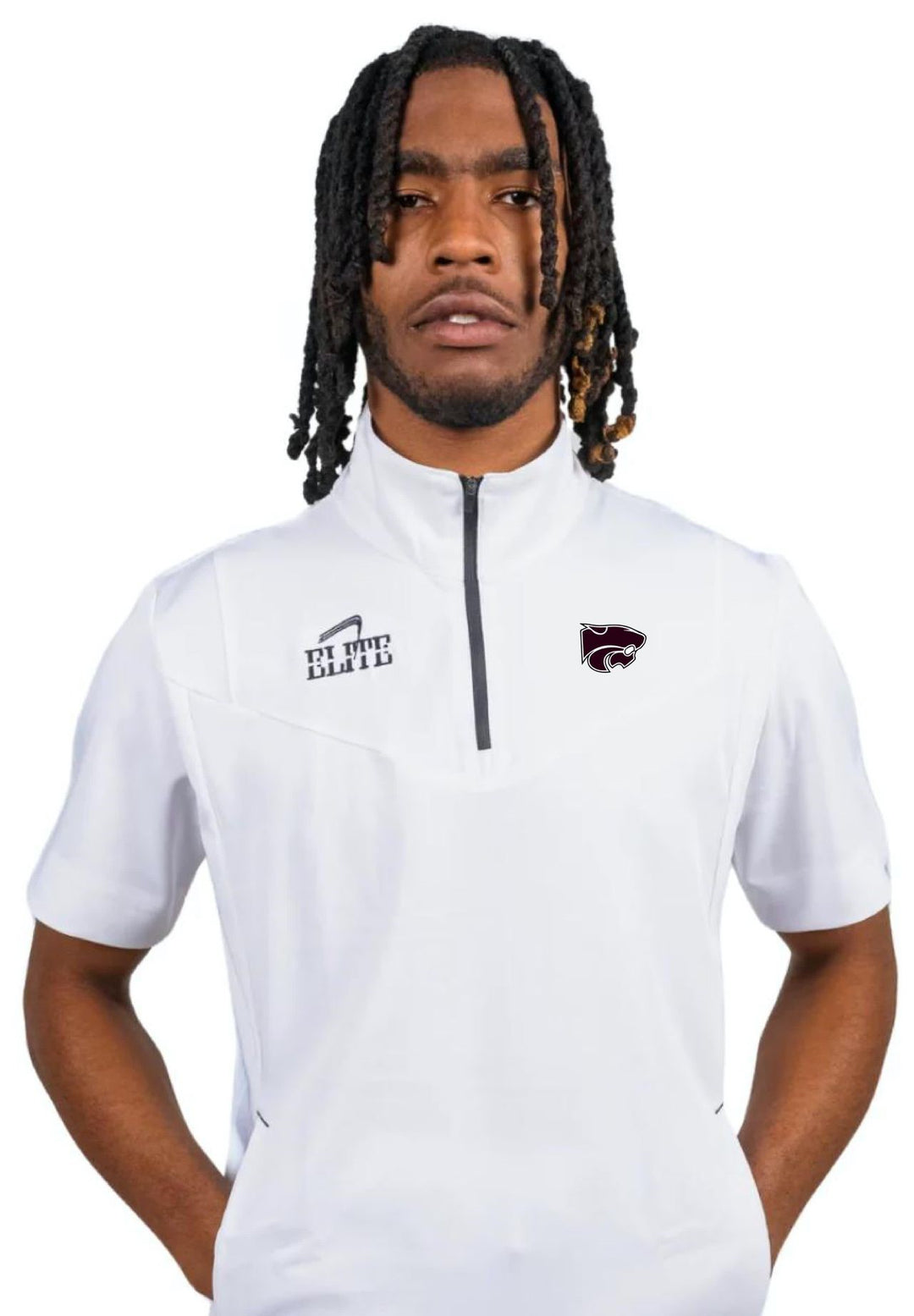 Central Parents Team Elite Sideline Coach Pullover - White