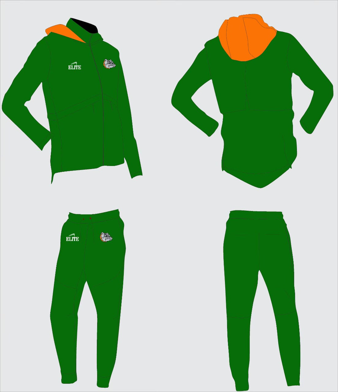 Thrive Green Travel Set - Jacket & Pant