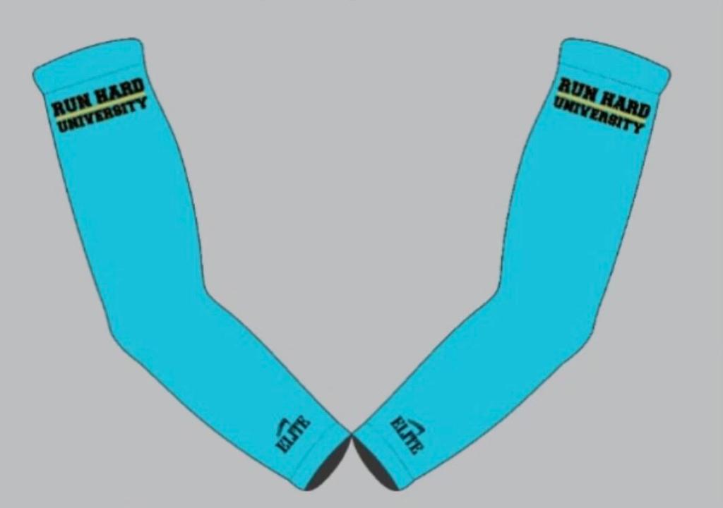 Run Hard University Track - Arm Sleeve - Blue