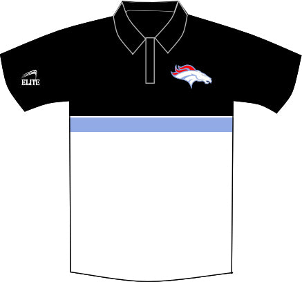 Broncos - Polo - Black and White