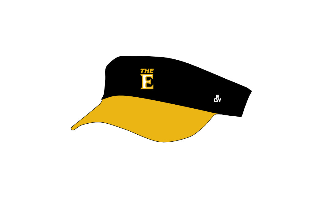 The E Gold & Black Visor