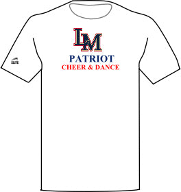 Spirit cheer short sleeves shirt - White