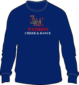 Spirit cheer long sleeves shirt - Blue
