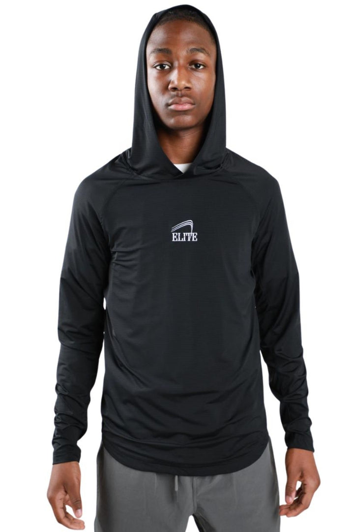 Elite Training Hooded Pullover - Black